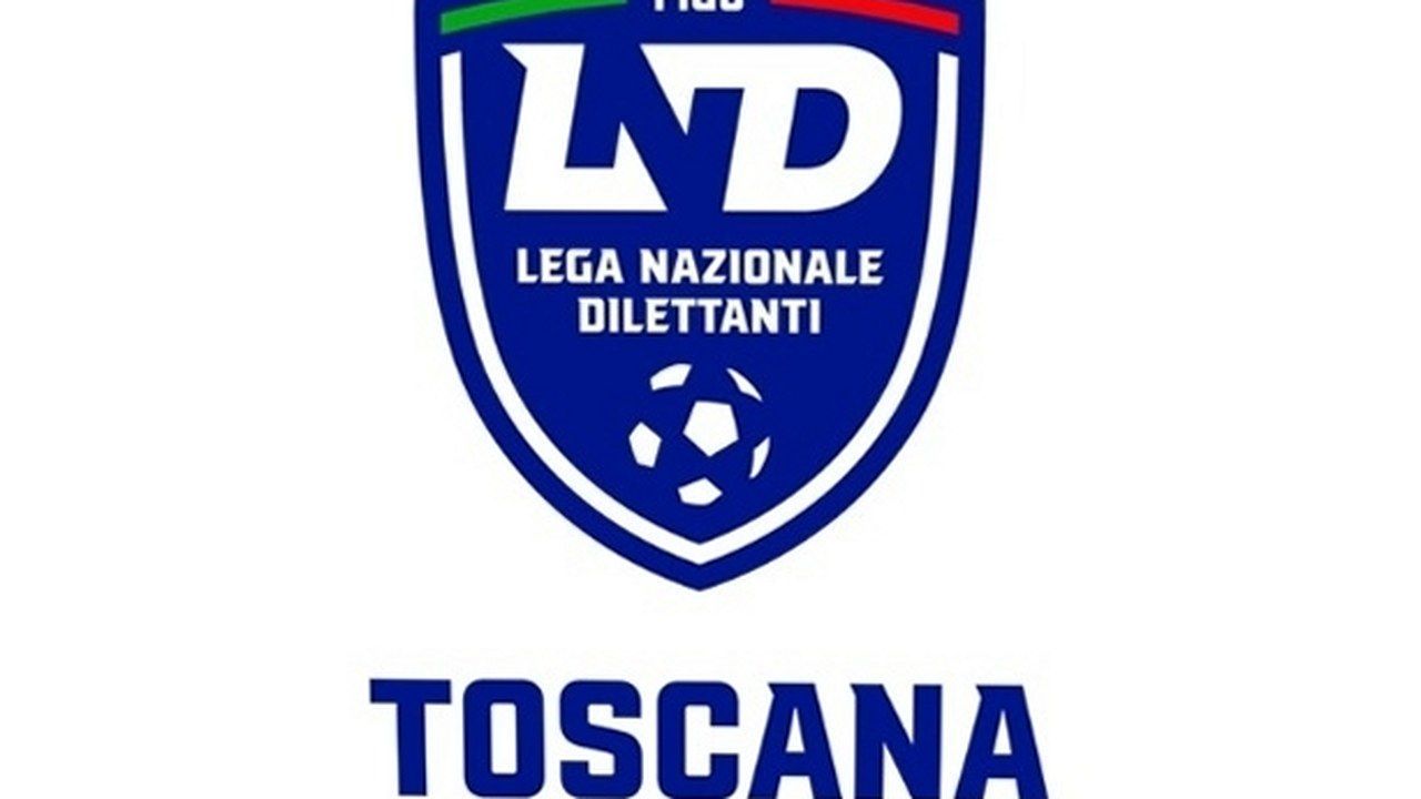 Logo LND Toscana della rappresentativa regionale: grafica di servizio per le convocazioni Under 15 e Under 17, angolazione geometrica modificata