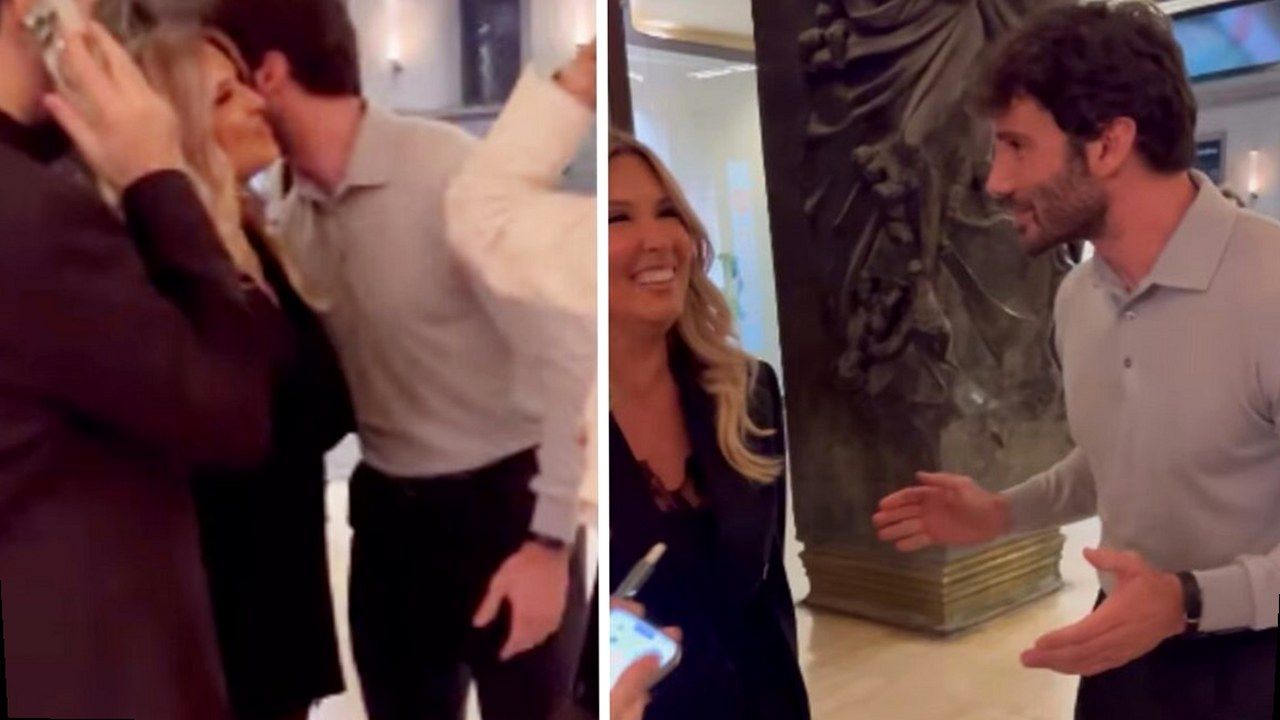 Stefano De Martino alla festa di Chi a Milano