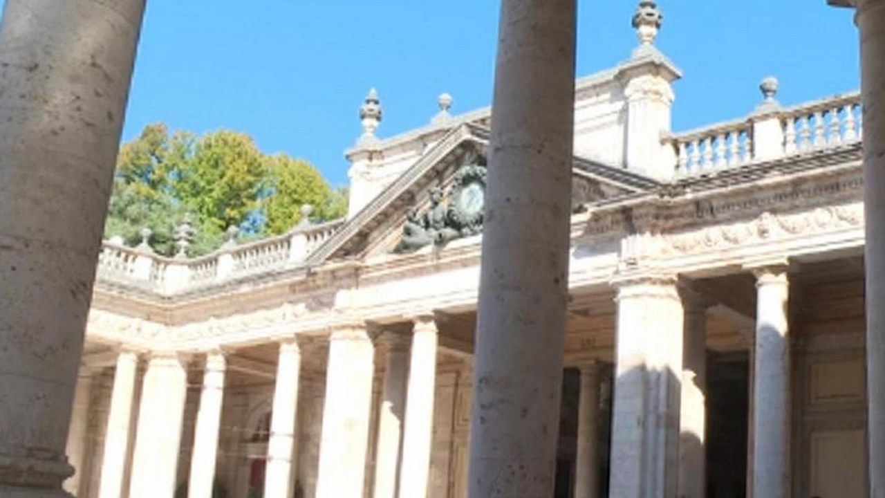 Il colonnato del Tettuccio, simbolo delle Terme di Montecatini