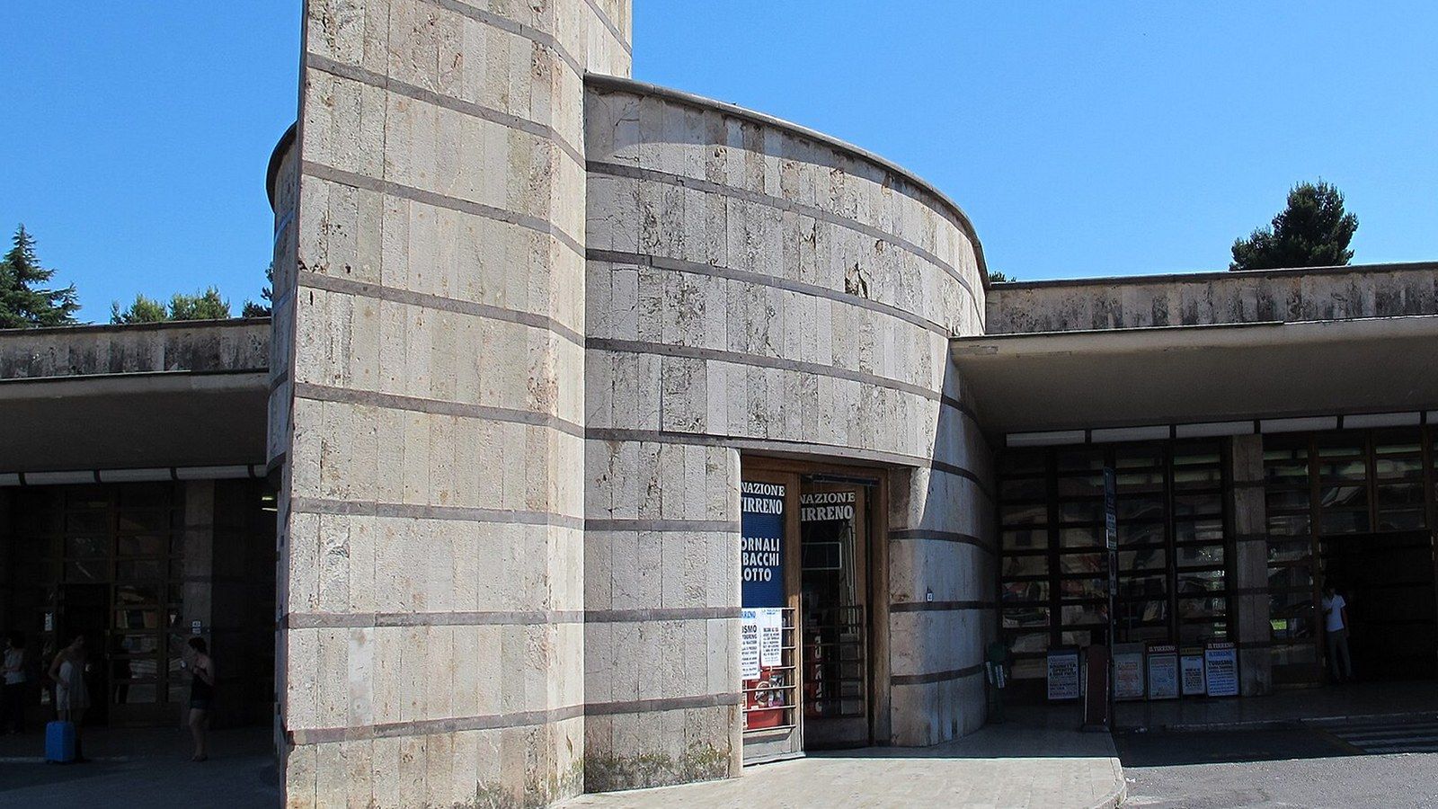 La stazione ferroviaria di Montecatini Terme