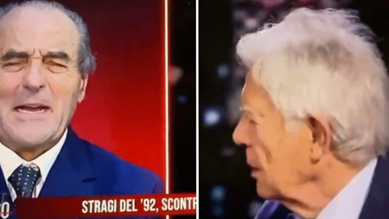 Claudio Martelli ospite di Filorosso su Rai3, la bestemmia in diretta durante il confronto con Antonio Di Pietro
