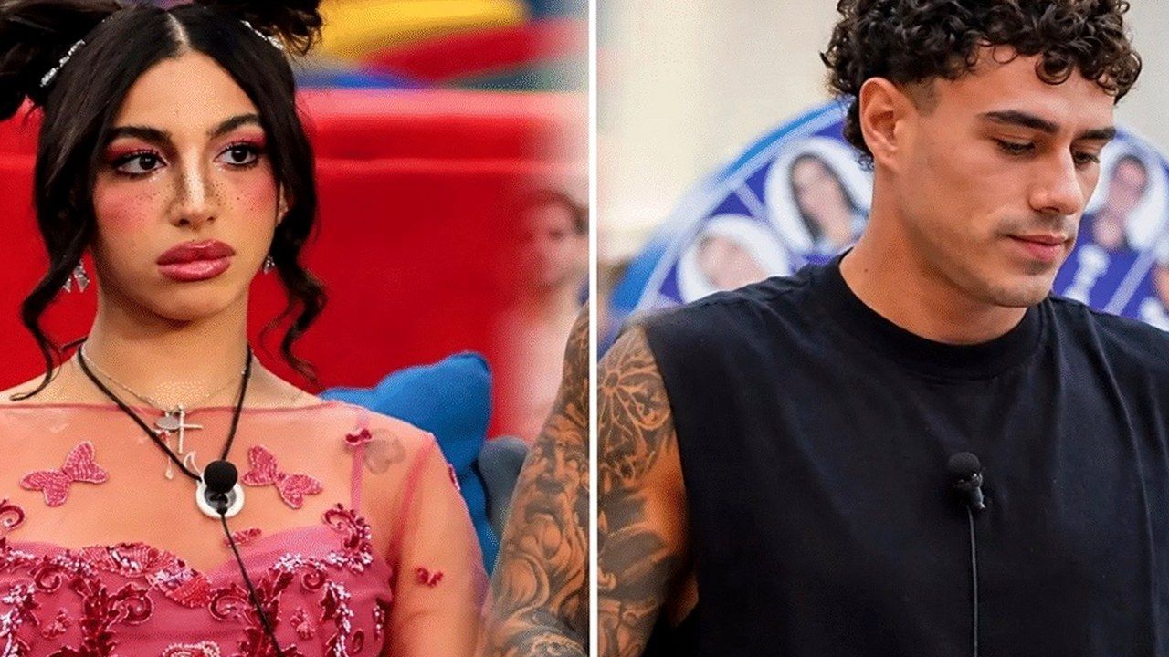 Lulù Selassié e Alessandro Roncaccia in due scatti affiancati