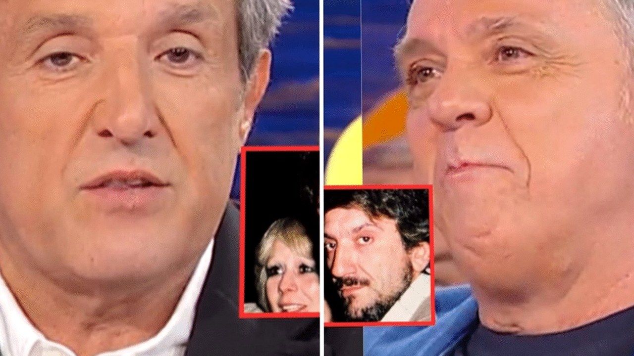 Flavio Insinna e Gabriele Cirilli ospiti in tv, con le foto di Annabella Cerliani e Gigi Proietti